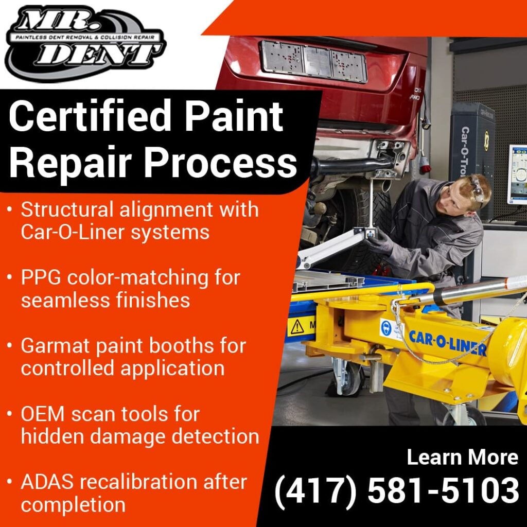 Certified Paint Repair Process