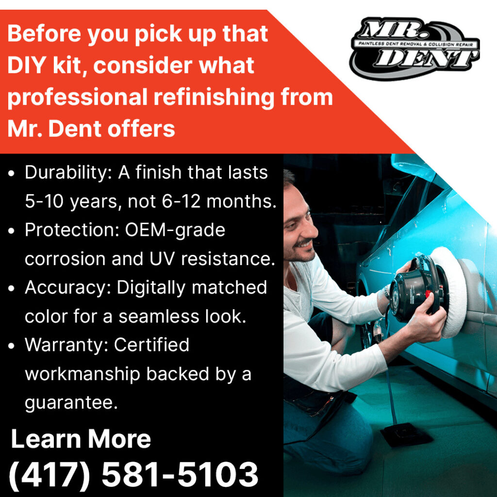 Mr. Dent Collision Repair professional refinishing