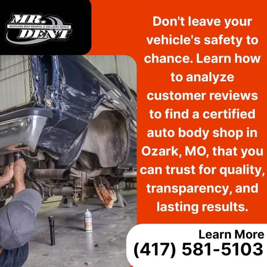 certified auto body shop in Ozark, MO